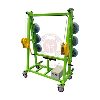 푸시 트롤리 유형 핸드 크랭크 흡입 컵 자동차